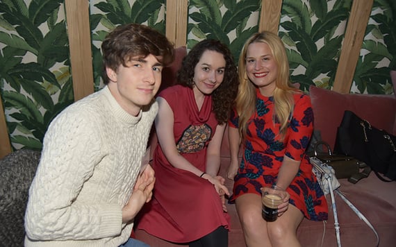 James Wilson, Olivia O'Mahony and Kate Overbeck. Photo: Nuala Purcell