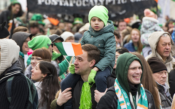 First St. Patrick's day parade was held in 1760s New York.