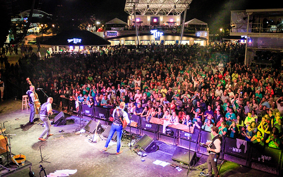 JigJam rocking it out at the Irish Milwaukee Fest.