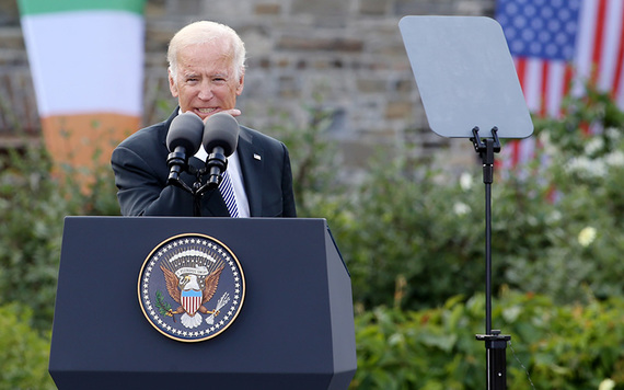 Joe Biden speaking in Ireland.