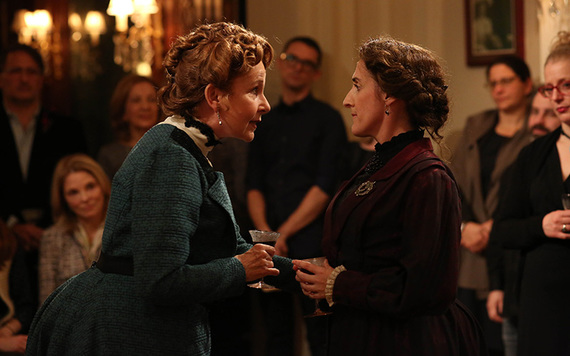 Kate Burton and Aedin Moloney in The Dead.