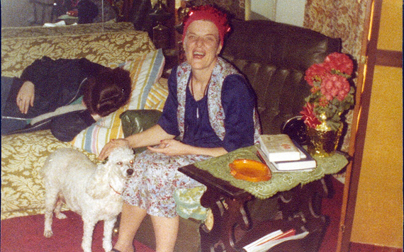 Patricia’s sister, Rita, visiting from hospital.