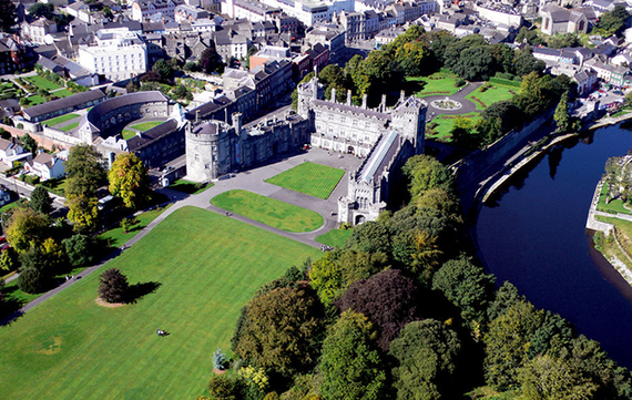 Kilkenny Castle from above. Photo: Tourism Ireland