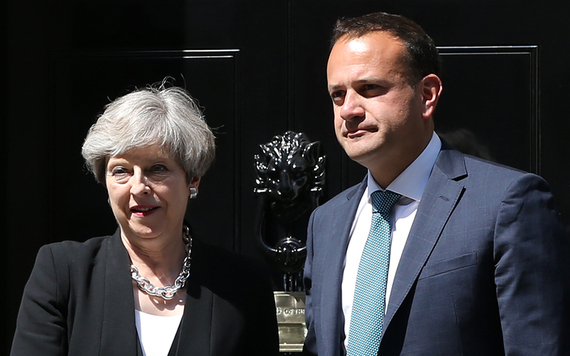 British Prime Minister Theresa May and Taoiseach Leo Varadkar.
