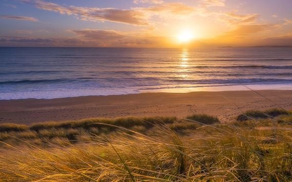 Sunrise at Long Strand Beach in West Cork. Photo: Shutterstock