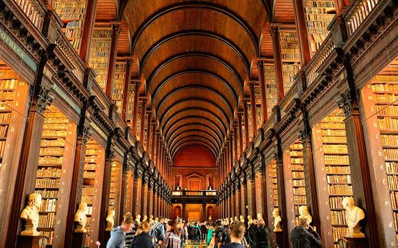 The Long Room at Trinity College.