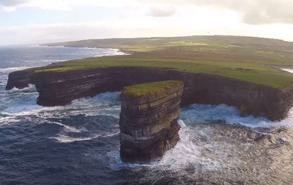 The wild beautiful coast of County Mayo.