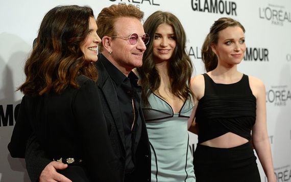 U2's Bono and Ali Hewson's 37th wedding anniversary