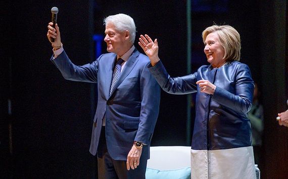 Bill and Hillary Clinton.