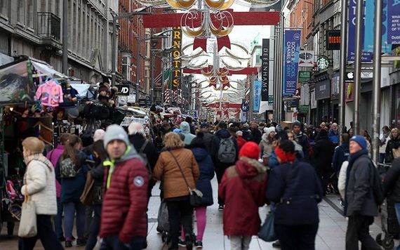 Henry Street, Dublin 1 at Christmas.