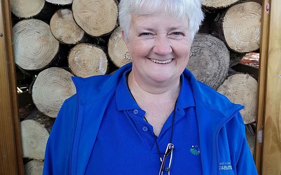 Avril Allshire, a local supplier of Rosscarbery Recipes pork products.