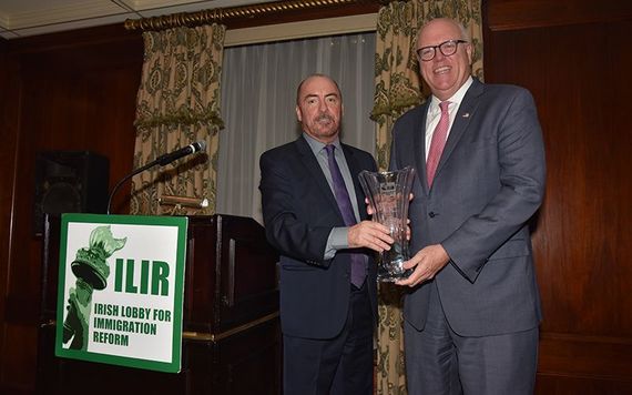 ILIR Chairman Ciaran Staunton and Congressman Joe Crowley.