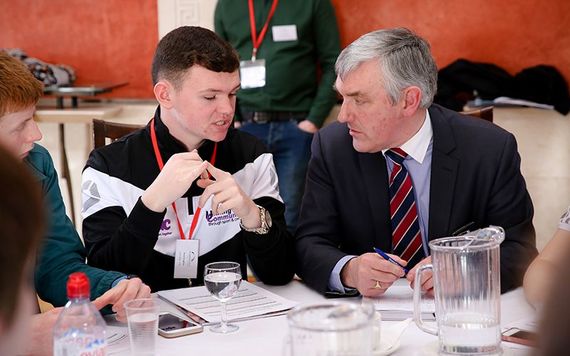 Open and frank discussions at a Co-operation Ireland event.