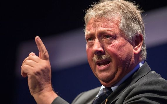 Democratic Unionist Party's Sammy Wilson.