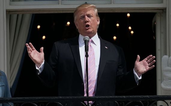 Current US President Donald J Trump.