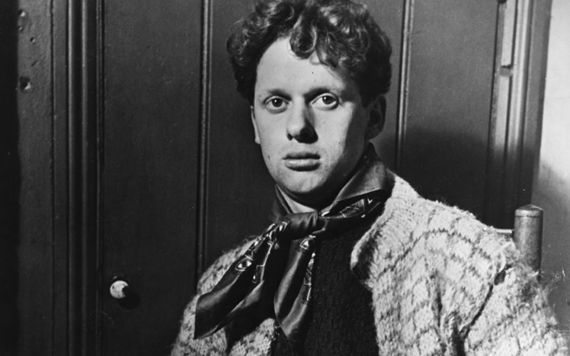 Welsh bard Dylan Thomas.
