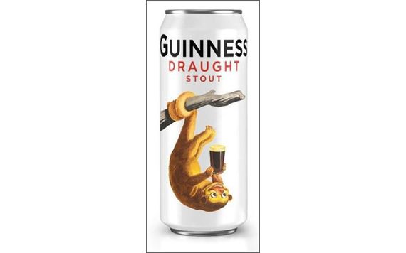 How cute it this kinkajou Guinness can!?