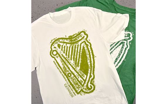 Guinness t-shirts.