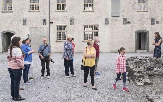 Ireland Reaching Out volunteers at the the Workhouse Center in Portuman (Via Kevin Byrne).