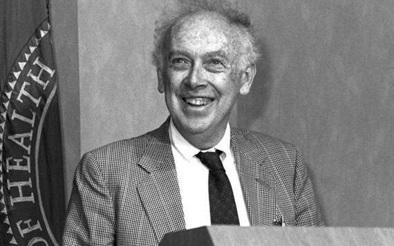 Dr James D Watson, photo taken by the National Cancer Institute.