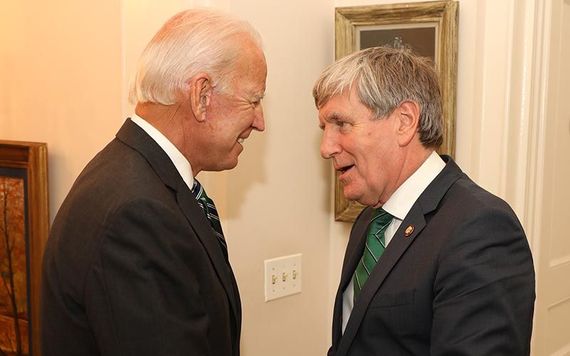 Joe Biden and Ambassador to Ireland Dan Mulhall.