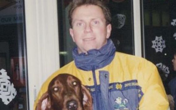 Joe and his dog Danny Boy.