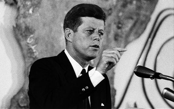 President John F Kennedy.