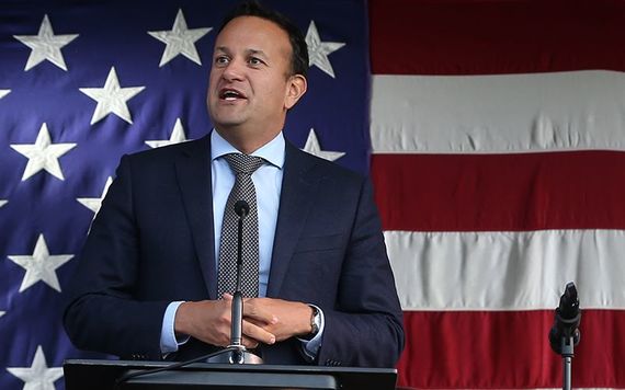 Taoiseach Leo Varadkar addressed the crowds at US Ambassador Ed Crawford's 2019 July 4th party.