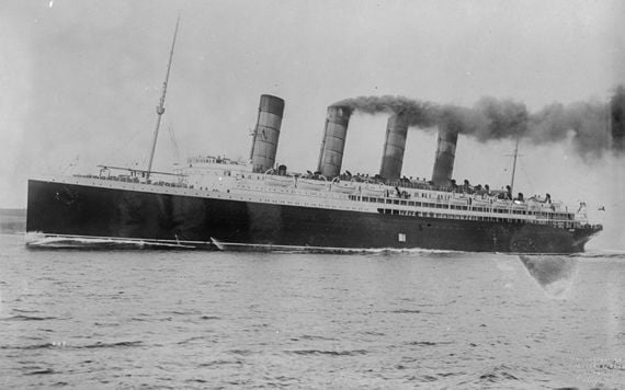 The Lusitania (Getty Images)