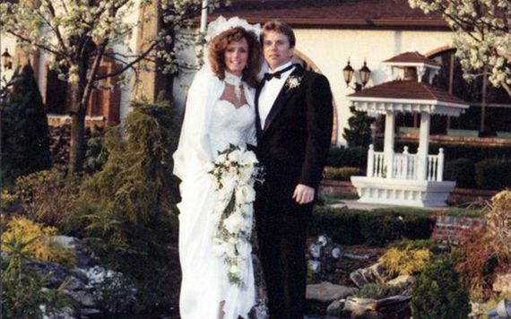 Me and Joe on our wedding day.