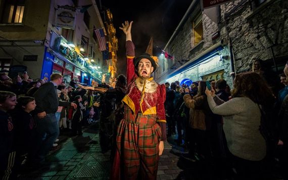 Macnas on the streets of Galway.
