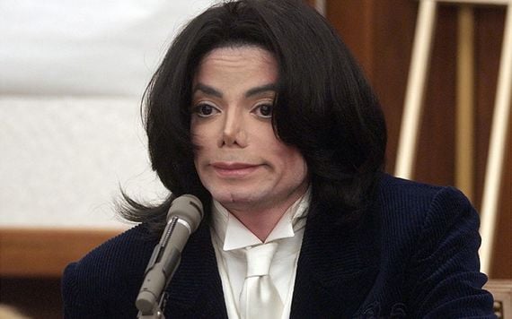 Michael Jackson in court. (Getty Images)