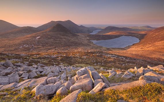 Beautiful scene in the Mourne Mountains.