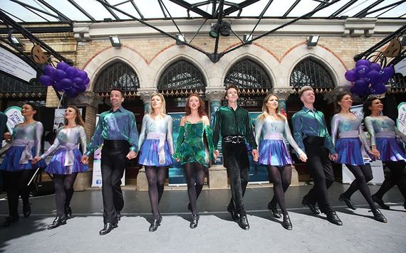 Getting Riverdancy on the streets of Dublin for a good cause!