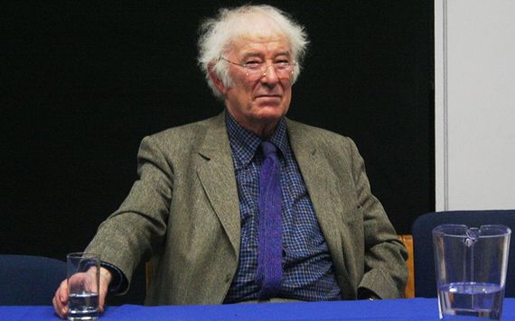 Irish Nobel winning poet Seamus Heaney.