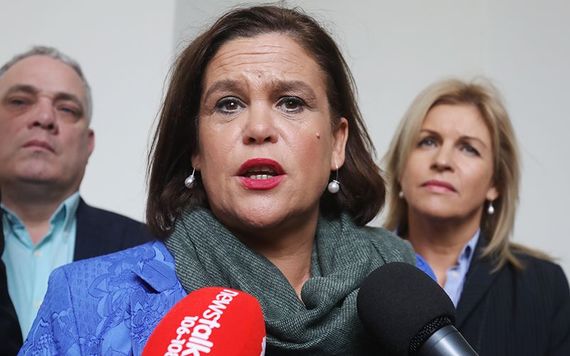 Sinn Fein leader Mary Lou McDonald.