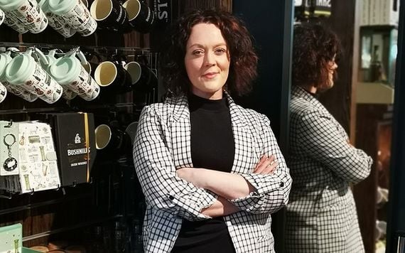 Tanya Gilheaney, Tour Desk Operator at the Irish Whiskey Museum.