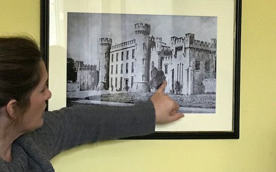 Nicole Johnson leading a tour of Ash Hill, a private Georgian house.