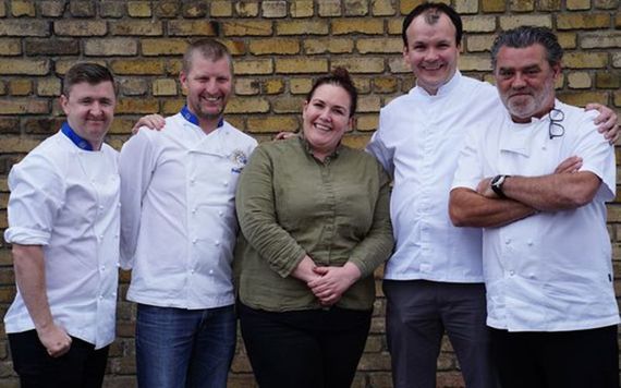 The judges (L-R): Gareth Mullins, Graham Neville, Jess Murphy, Kieran Glennon & Liam Tomlin