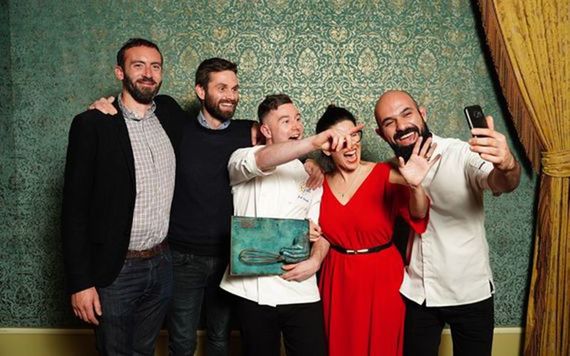 The team from Mews Restaurant with Manuela Spinelli, Euro-Toques Ireland