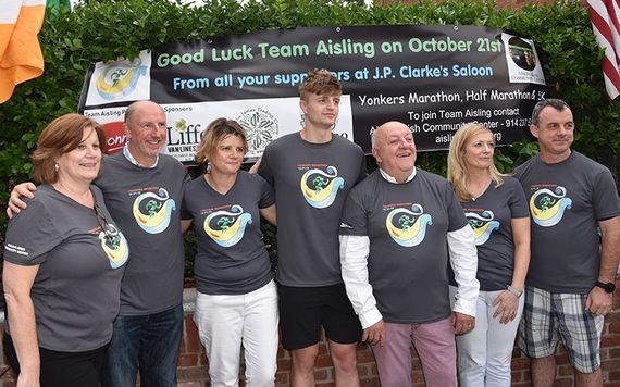 Team Aisling on board for the Yonkers Marathon, October 2018.