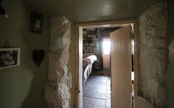 Beautiful old featured, including doors and wooden beams at Fairybridge.