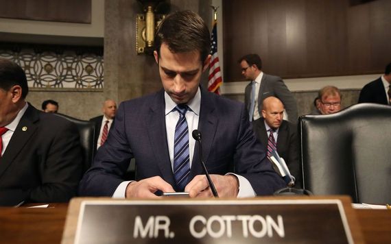 Senator Tom Cotton.