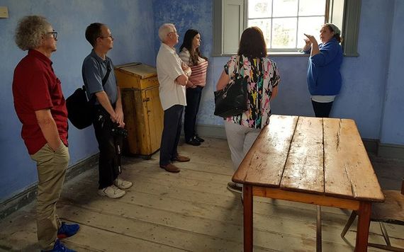 Members of Ireland Reaching out visiting the Irish Workhouse Center at Portumna.
