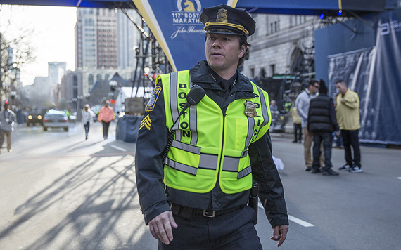 Mark Wahlberg in Patriot's Day.