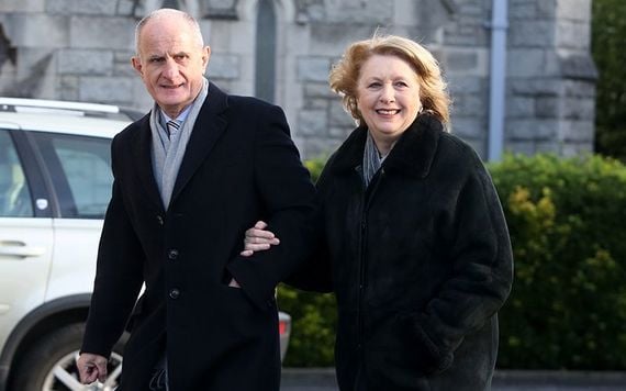 Mary McAleese and her husband Martin.