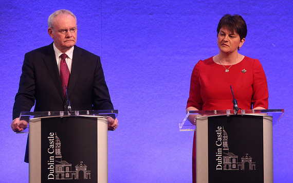 Martin McGuinness and First Minister Arlene Foster.