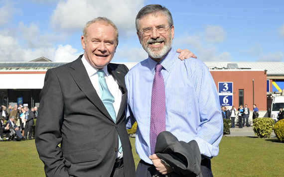 Martin McGuinness and Gerry Adams. Credit: RollingNews.ie