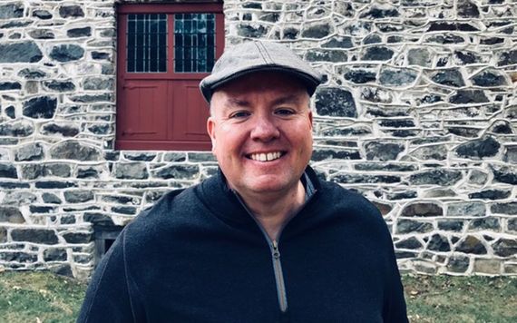 Irish screenwriter and author Mike Farragher.