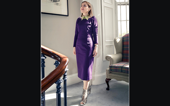 Dress by Lennon Courtney, collar by house of Delphine.